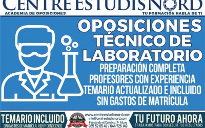 Iniciamos Grupo preparación Oposición Técnico de Laboratorio… en Alcoy. Te apuntas?