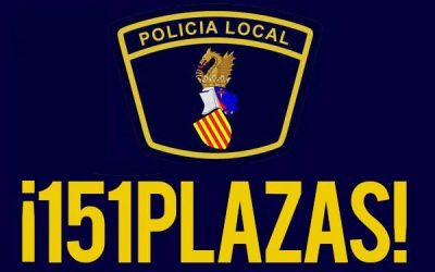 OEP 2018 – Nuevas plazas de Policía Local de la Comunidad Valenciana.